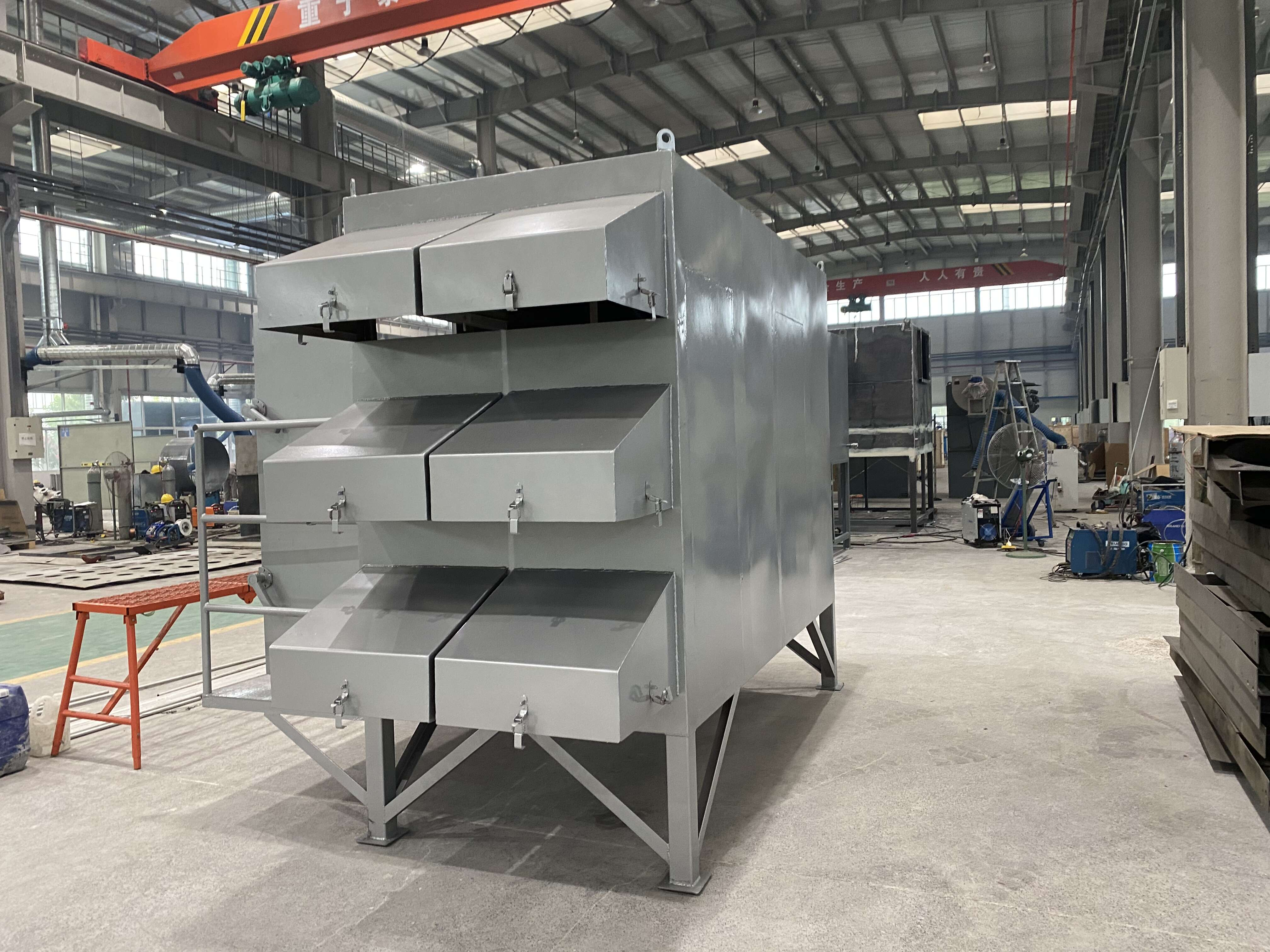 工業用自潔沙塵機組自潔式預過濾機組