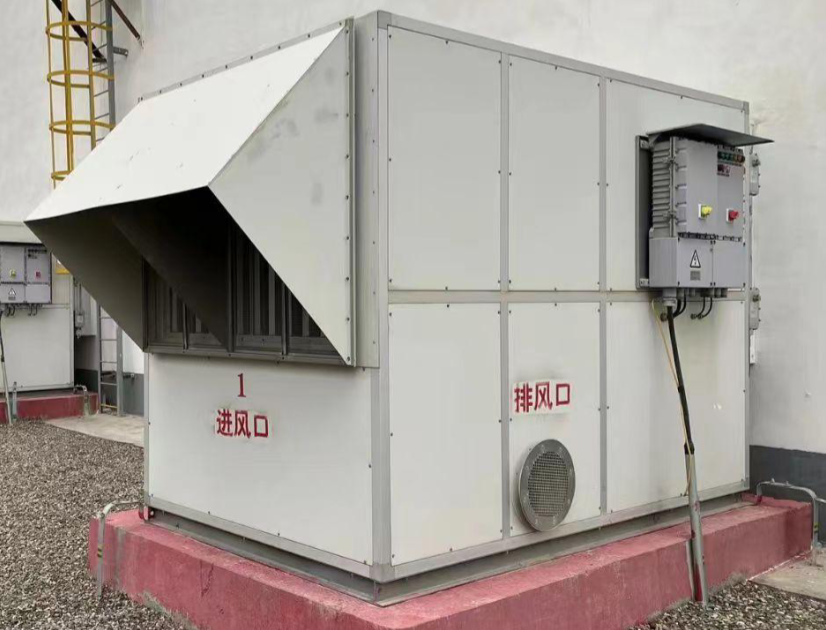 西北地區多風沙區域用自潔式沙塵機組